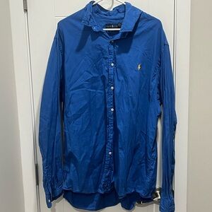 Blue Polo Ralph Lauren Button-Up Shirt
